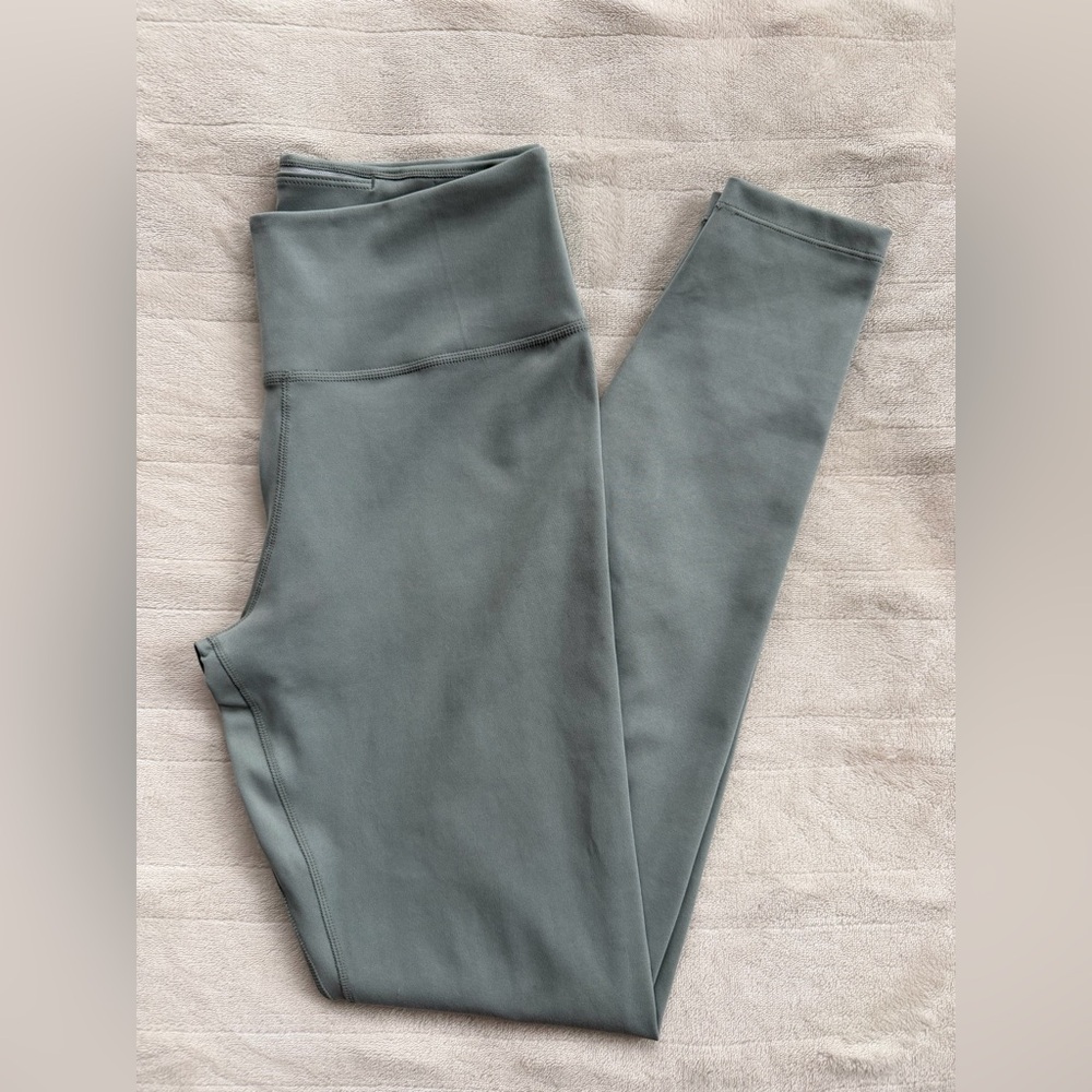 Nike Dri-FIT Light Gray/Sage Green Leggings